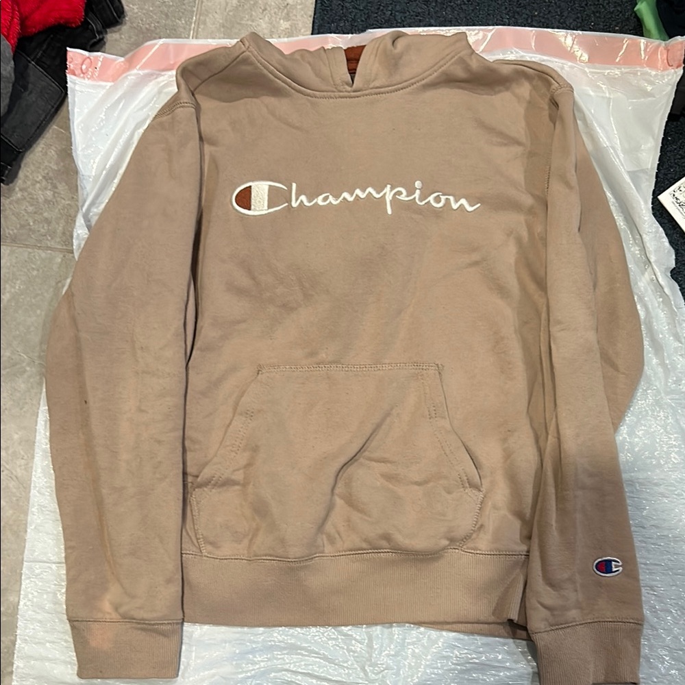 Champion Light Brown Hoodie